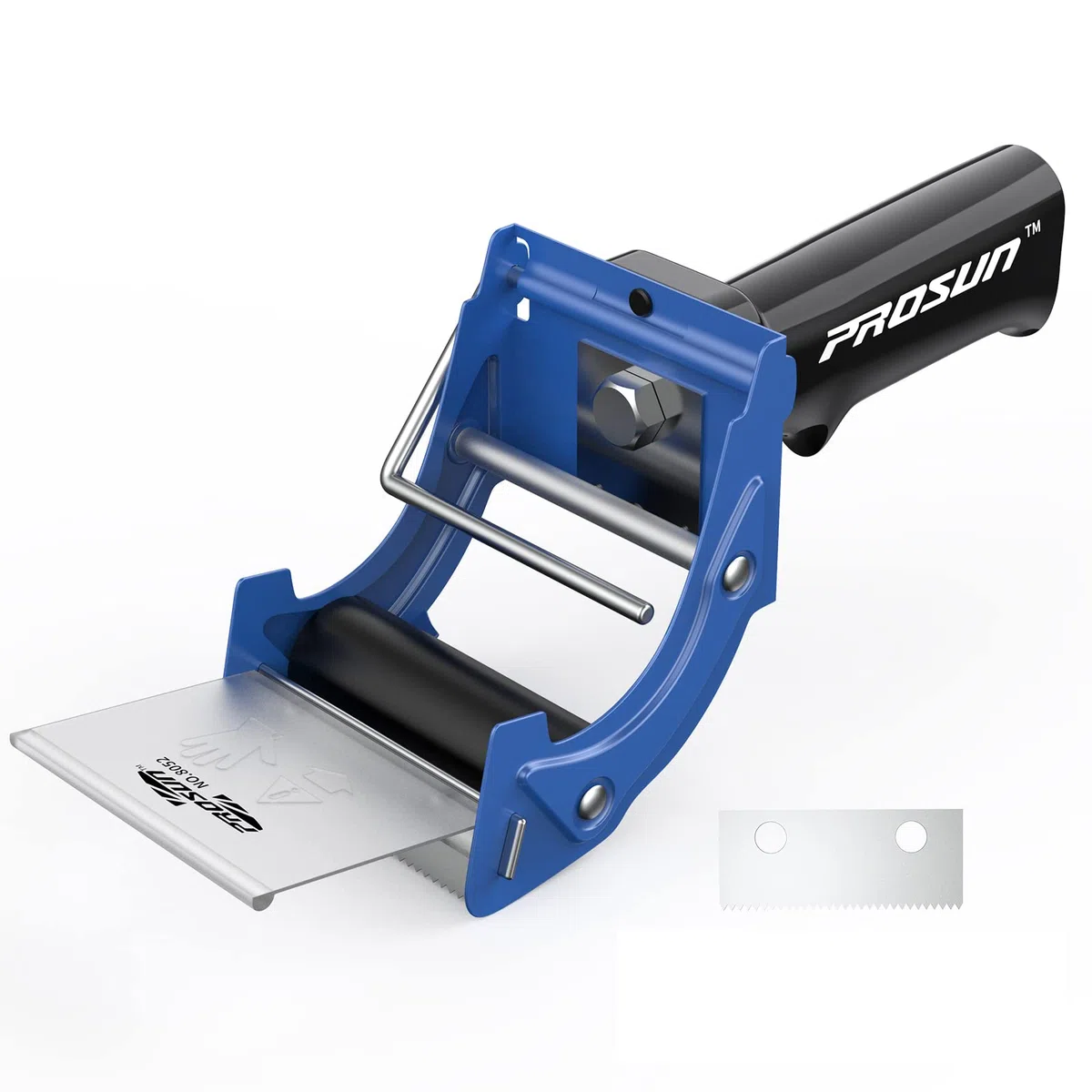 Dispenser Nastro Adesivo con Maniglia, 75 mm（3 pollici） Pistola a Nastro Ottimo per Imballaggio di Pacchi e Scatole in Cartone, Magazzino, Forniture per ufficio, Blu
