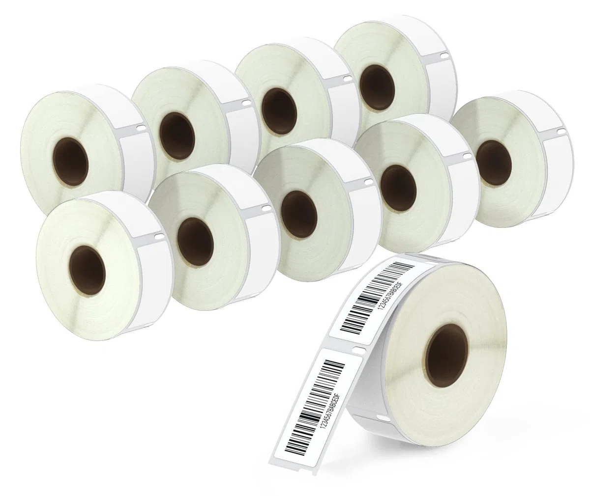 BETCKEY - 10 Rotoli 11352 Etichette Compatibile con DYMO S0722520, 25mm x 54mm, 5000 Etichette di Ritorno Grandi Utilizzo per LabelWriter 450 4XL NON per 550 o 5XL