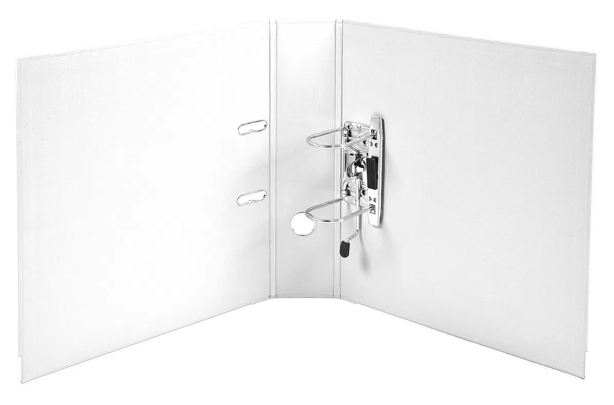 Exacompta 53348E Raccoglitori a Leva, 30x32 cm, Bianco