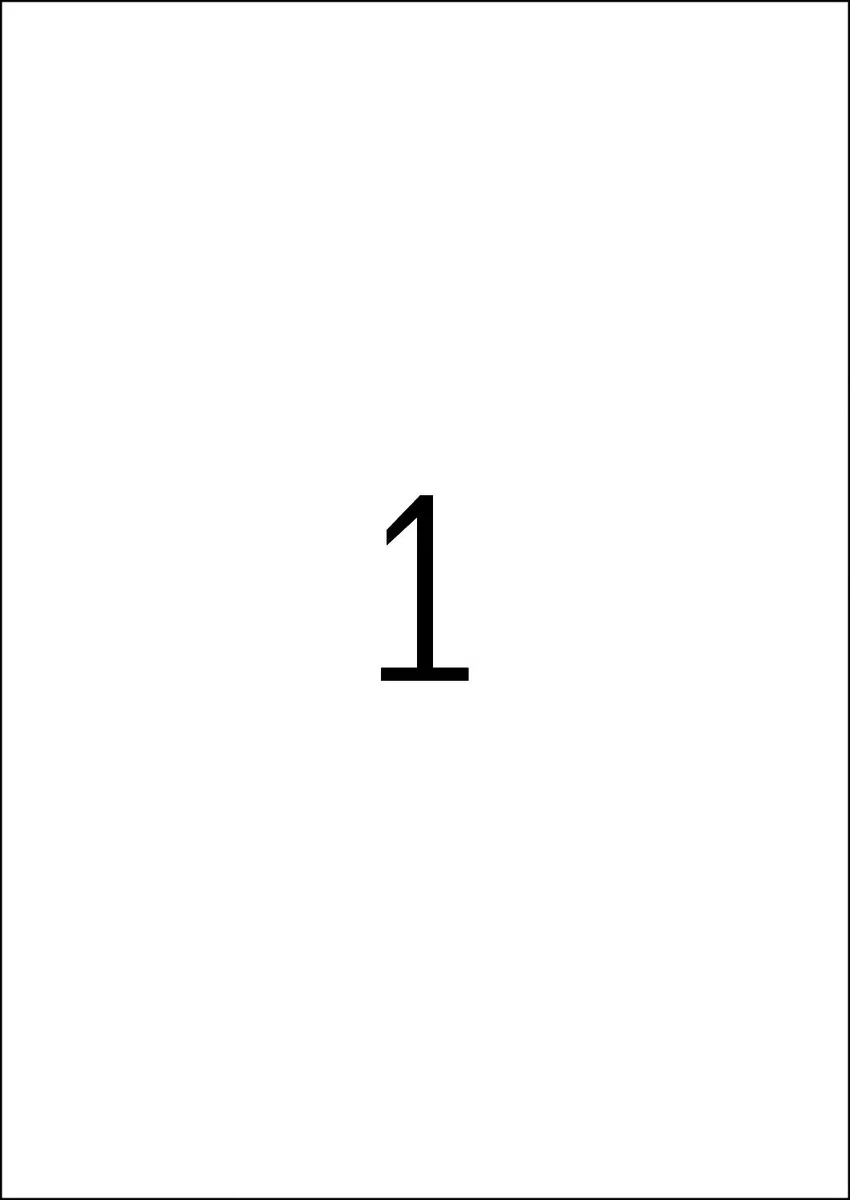 TopStick Etichette multiuso autoadesive, 1 etichetta per foglio A4, 100 fogli, 210 x 297 mm, 100 etichette, etichette universali vuote, per stampanti laser e inkjet, bianco