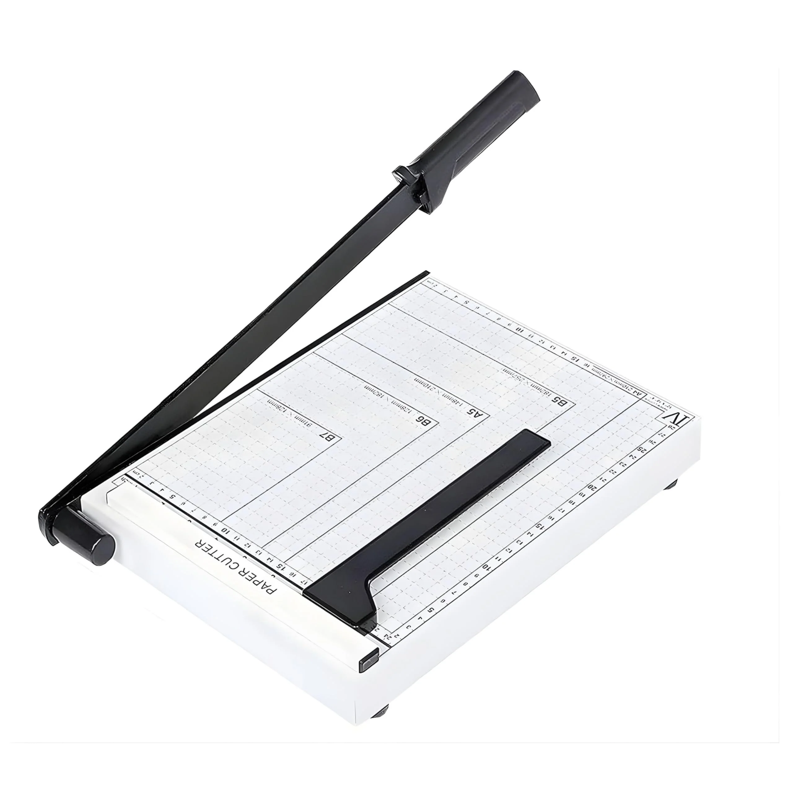 Yasta Taglierina per Carta A4 a Leva Tagliacarte a Ghigliottina per Ufficio Scuola Casa Taglia Documenti Fogli A4 A5 B5 B6 B7 Max 30 cm con Base Graduata