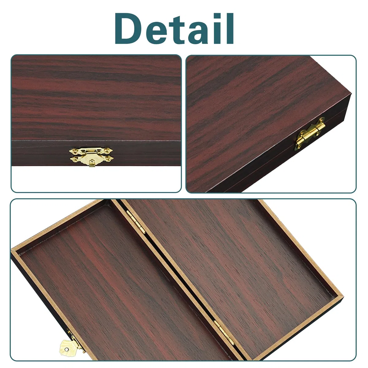 2 pezzi Salvadanaio in legno Cassetta Delle Banconote Cassette Porta Denaro Scatola portaoggetti in legno con Serratura Organizzatore di contanti Scatola porta soldi 19,5x10x3 cm