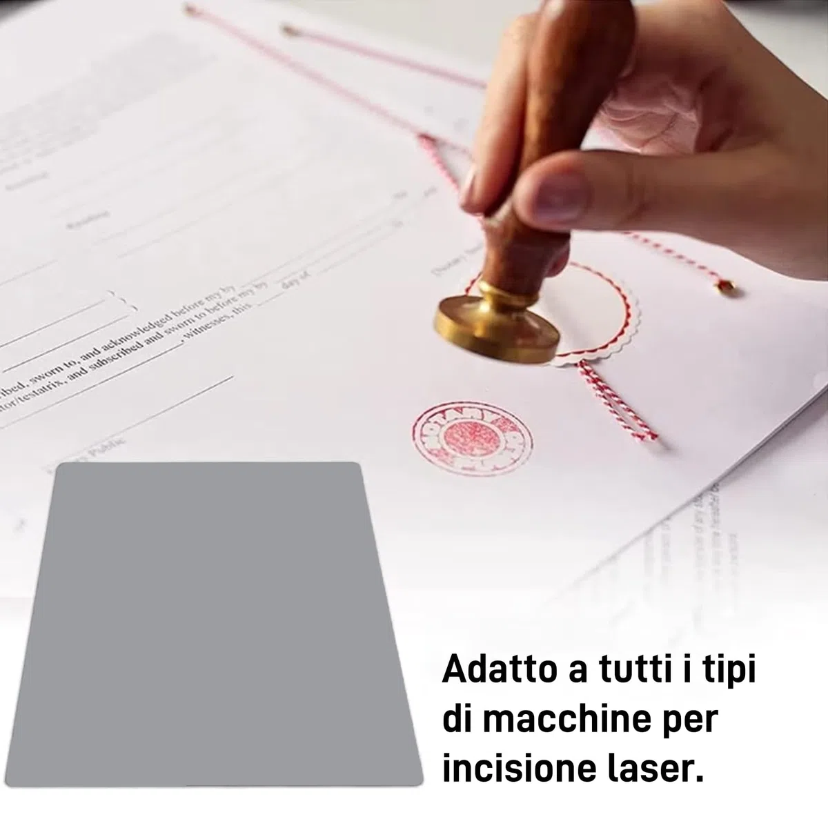 2 Fogli Foglio per Timbri in Gomma per Incisione Laser, A4 31 * 22CM Gomma Grigia Cuscinetto Morbido per Inchiostro per Timbri, Blocchi per Intaglio Artigianale Fatti a Mano Spessi 2,3 mm