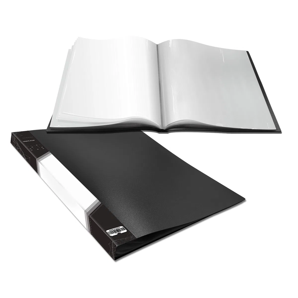 Porta listino, 40 tasche trasparenti, per opere d'arte, fogli report, lettere (Dimensioni interne: 21.6 x 29 cm).