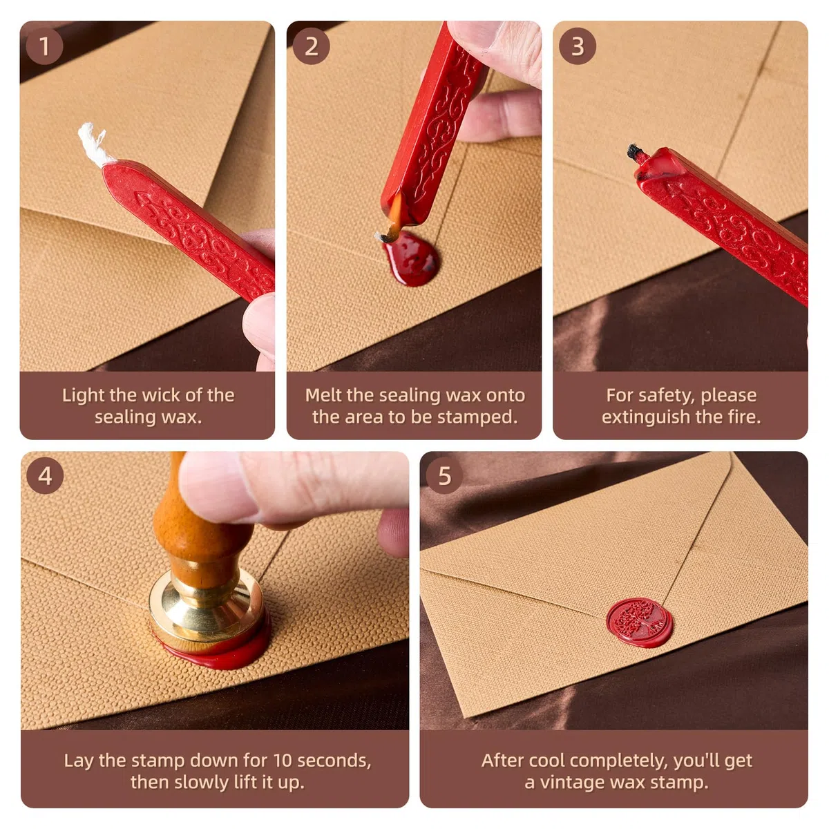 Kit di timbri per ceralacca, kit di sigilli per ceralacca, kit di timbri di cera, kit di sigilli di cera, kit di sigilli di cera, perline di ceralacca, perline di ceralacca, perline di cera per