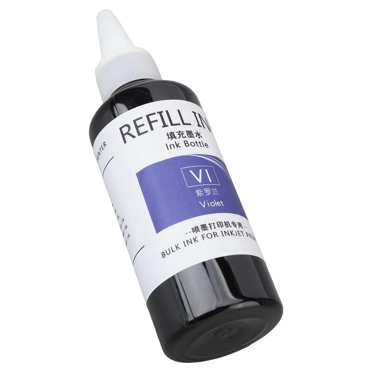 Asciugatura rapida, alta adesione 100ml timbro ricarica inchiostro veloce e ampiamente diffuso per uova, auto-colorante francobolli per affari, scuola e casa