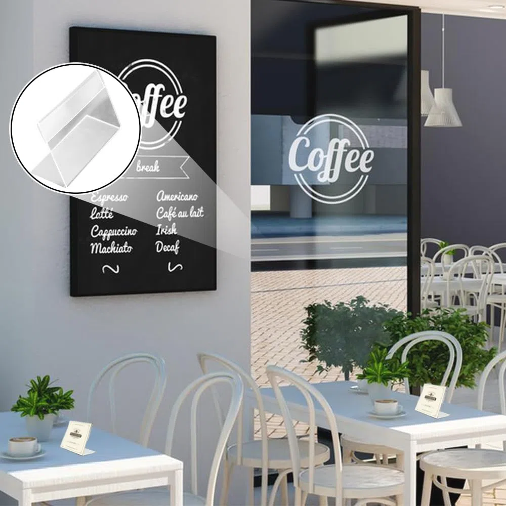 35 Pezzi Mini Porta Etichette in Acrilico Porta Etichetta Prezzo Trasparente Porta Cartelli Acrilico Porta Cartellino Prezzo 9x6 cm Porta Etichette Per Scaffali Negozi Ufficio